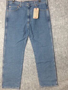 Levi's Western Fit Straight Leg Medium Wash Blue Denim Men's Jeans 40 x 34 NWT